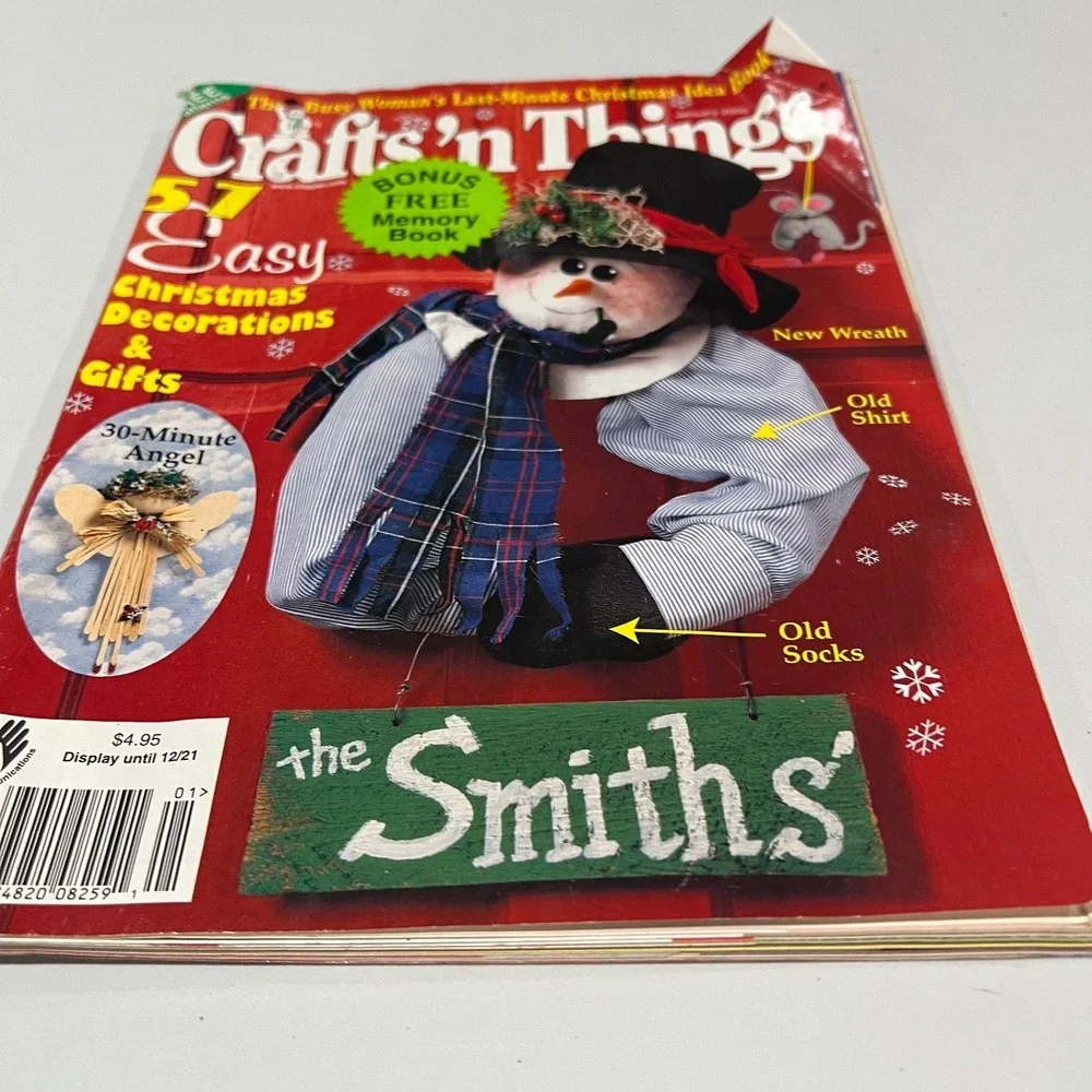 Crafts 'n Things Magazine Lot‎ of 10+ Mixed Christmas Halloween Crafts